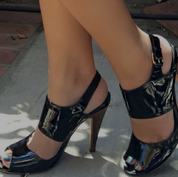 BCBG Patent Leather Heels - Picture 1 of 5